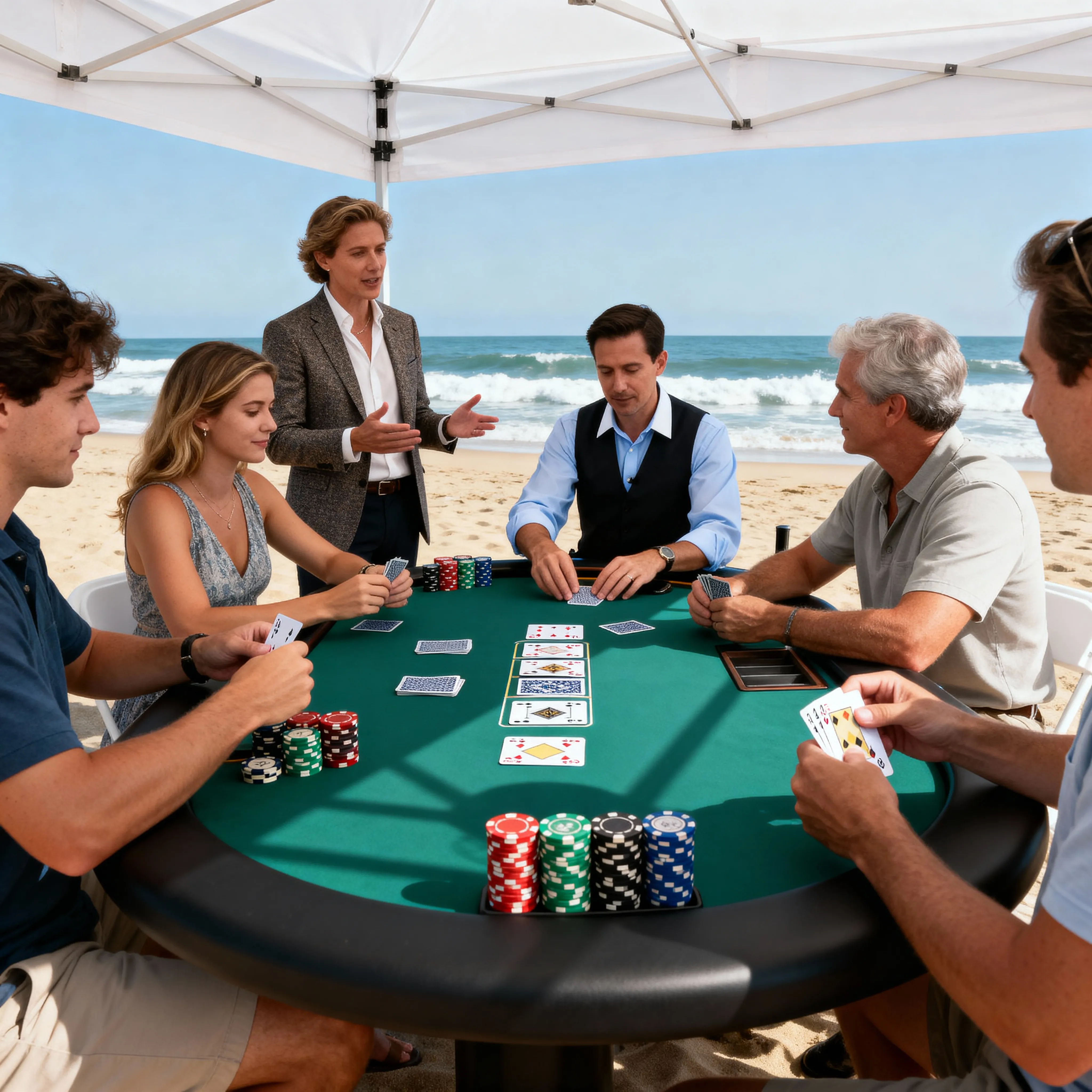 In-person casino entertainment session